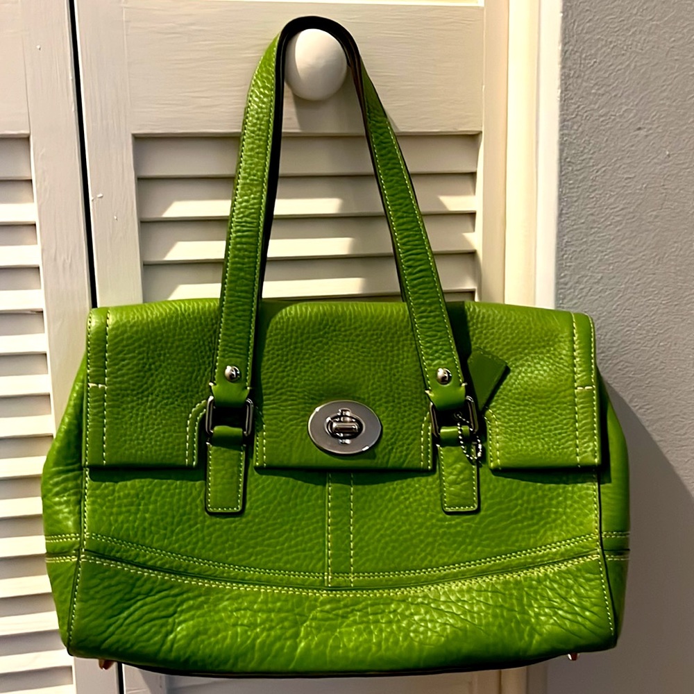 Coach leather satchel